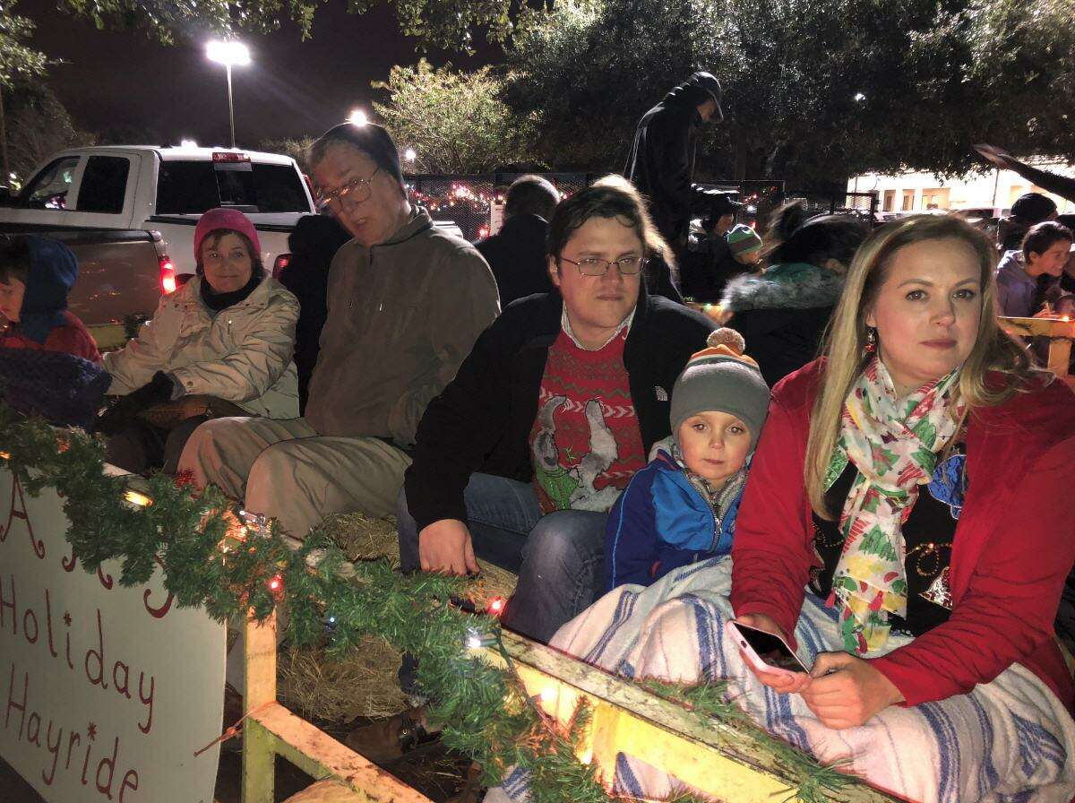 Austin High School ProGrad hosts hayrides in early December to take people through the Pecan Grove neighborhood to view the holiday lights. It's a tradition and fundraiser.