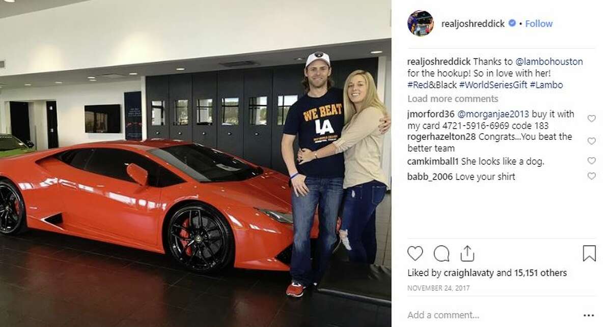 Who: Josh Reddick, Houston AstrosCar: Lamborghini