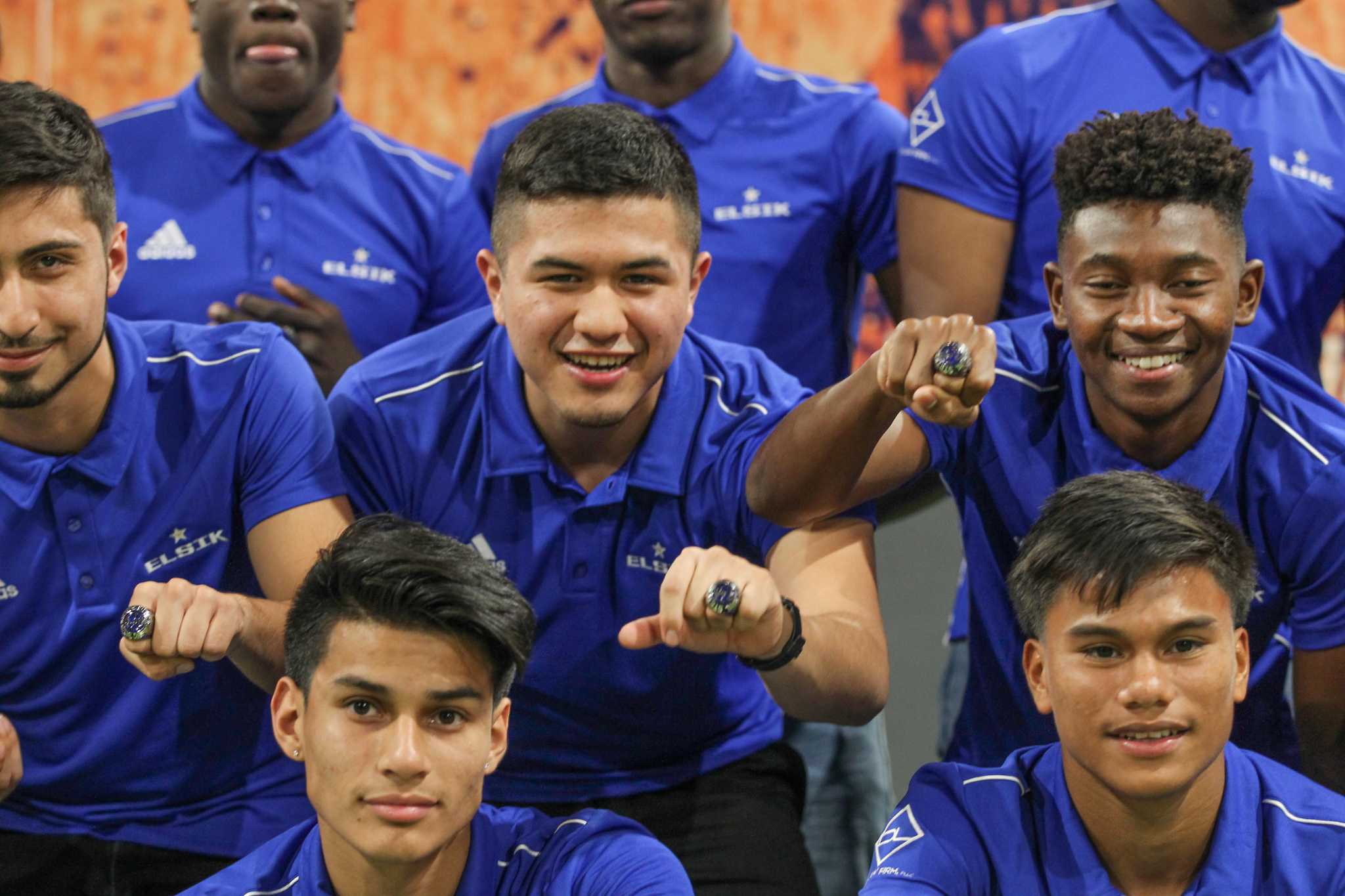 Ring ceremony brings Alief Elsik soccer team full circle