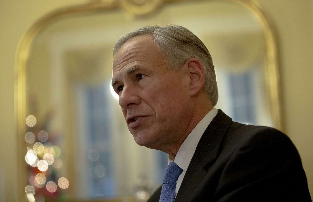 Texas Gov. Greg Abbott speaks during an interview at the Texas Governor's Mansion on Thursday, Dec. 6, 2018, in Austin, Texas. (Nick Wagner/Austin American-Statesman via AP)
