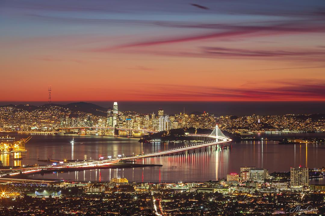 Bay Area residents flocked to social media to share stunning sunset ...