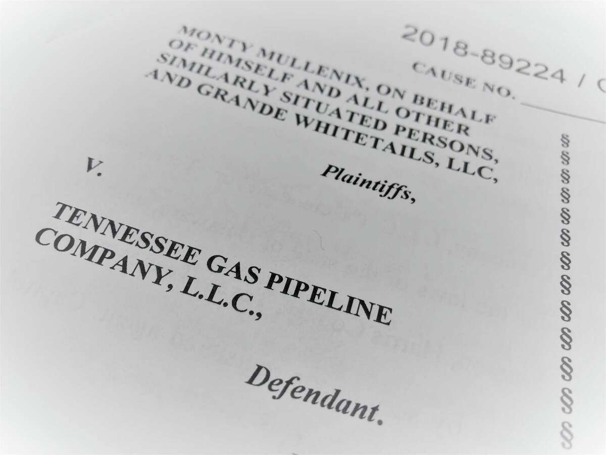 A class action lawsuit filed against Houston-based Tennessee Gas Pipeline alleges that nearly 40 deer were killed by a natural gas pipeline leak near the Sam Houston National Forest.