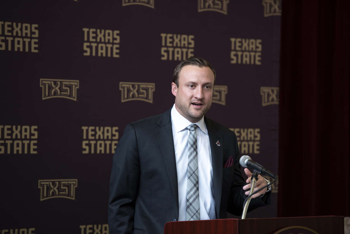 Texas State coach Jake Spavital welcomed his first recruiting class on Wednesday.