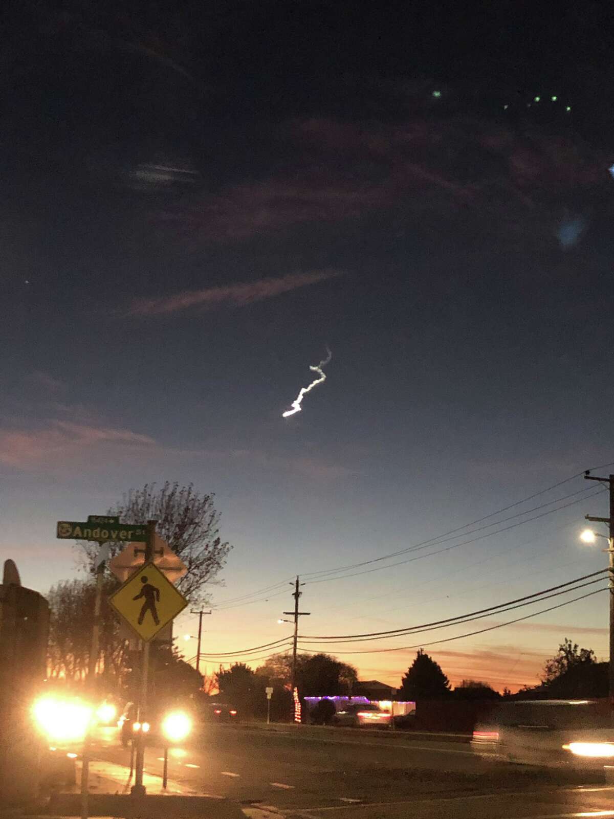 Mysterious light in sky has people wondering what is going on