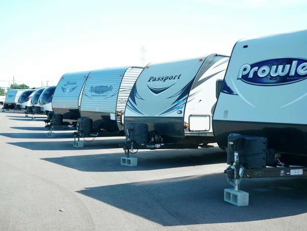 Fifty-seven trailers were moved from Dow's Texas Operations site to recipient organizations to be used as homes for families still recovering from Hurricane Harvey and volunteers assisting in recovery. (Photo provided)