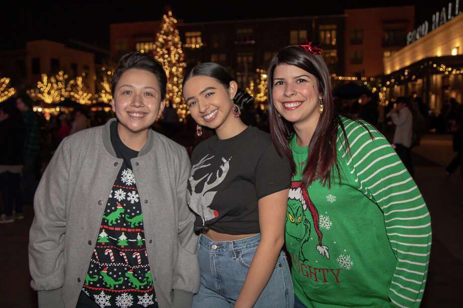 San Antonio families gathered Wednesday night for the traditional Christmas Posada at Pearl hosted by Father David Garcia and Las Misiones. Photo: Joel Pena