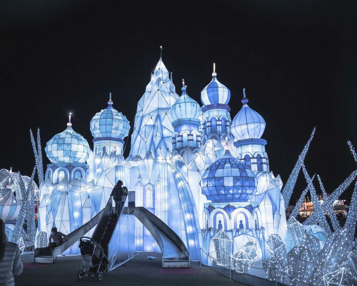 magical winter lights rides