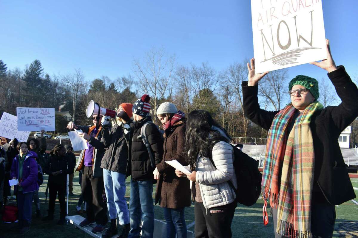 Westhill High School students staged a walkout this month due to the mold conditions in the building.