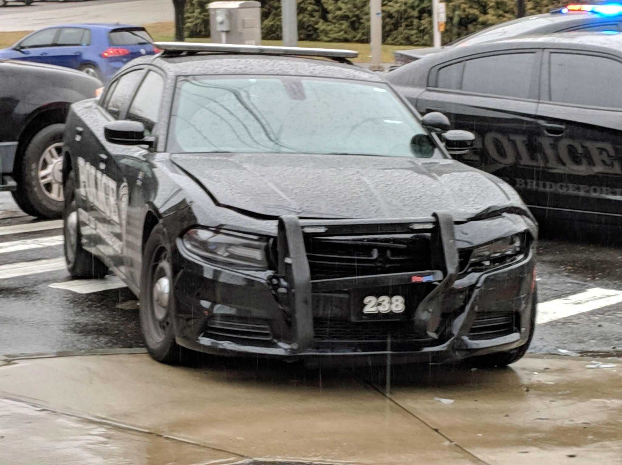 Bridgeport cop involved in car crash on city streets