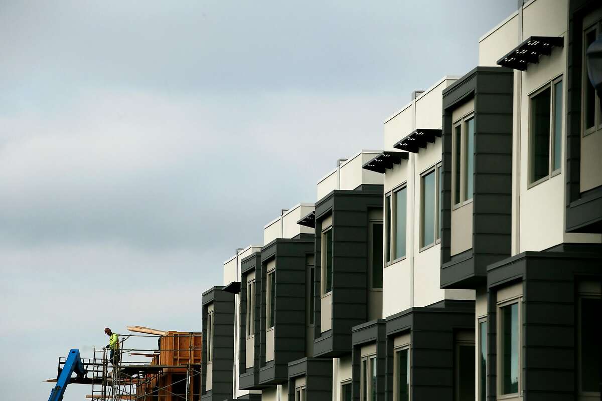The Hunter's Point Shipyard housing along Hudson Avenue at Friedell Street on Wednesday, Dec. 19, 2018, in San Francisco, Calif.