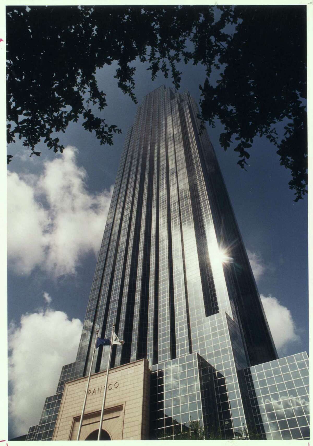 For the 64-story Williams Tower (originally Transco Tower), Johnson turned to New York’s prewar architecture for inspiration. It’s sheathed in reflective glass and has a monumental granite entry.