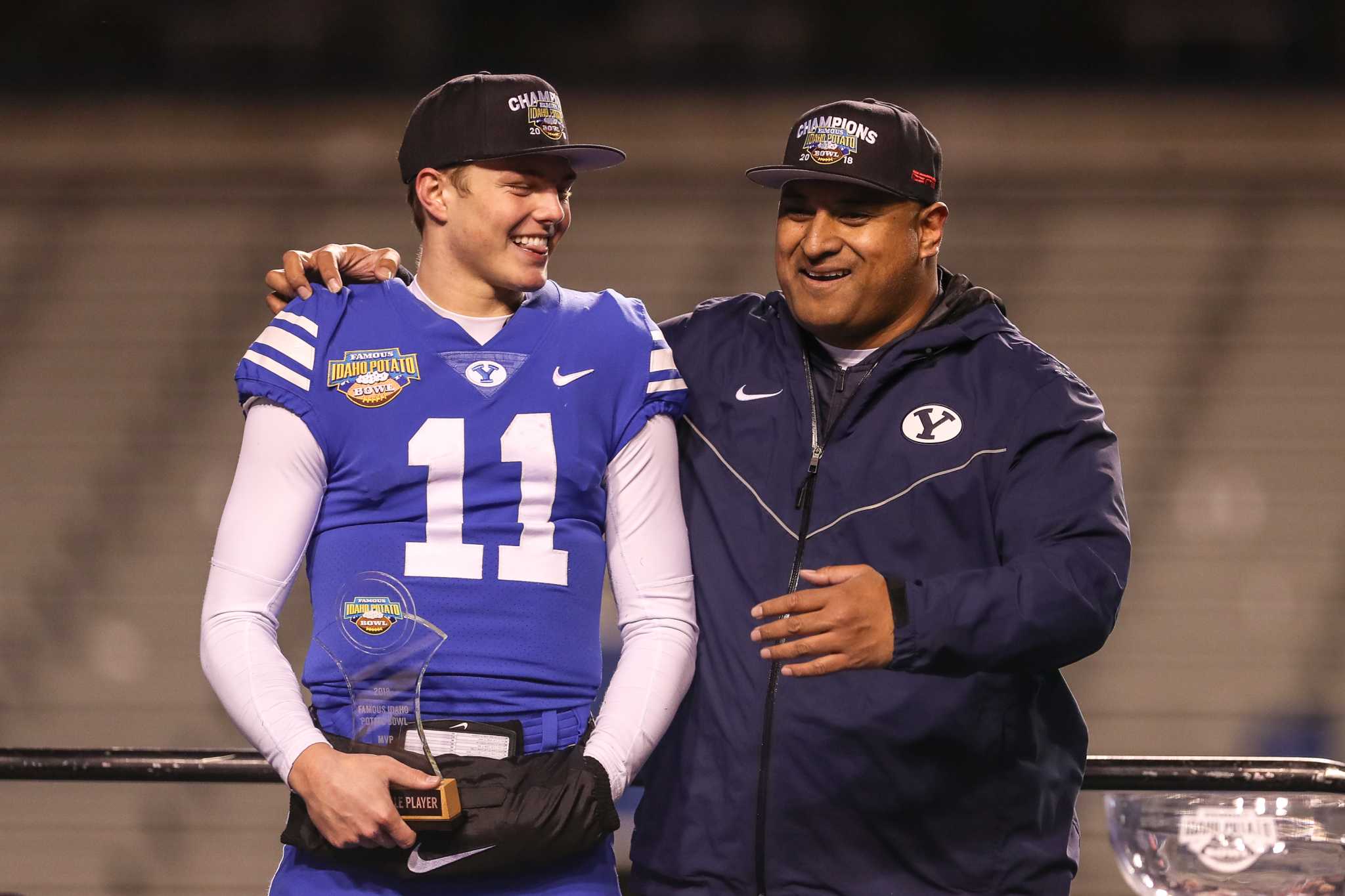 BYU QB Zach Wilson a perfect 18 for 18 in Idaho Potato Bowl win over WMU 