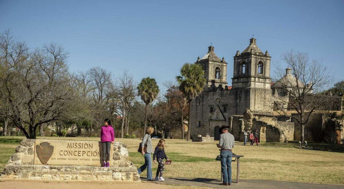 Despite a partial federal government shut down currently underway area families and tourists still flocked to Mission Concepcion on Sunday, December 23, 2018.