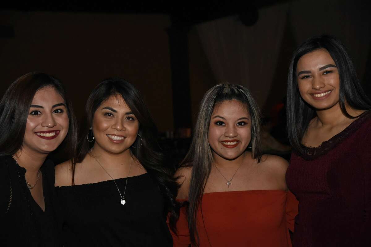 Jasmine Mendez, Leslye Guapo, Kayla Valverde and Anna Mata pose for a photo during "La Gordiloca's" Birthday Bash.