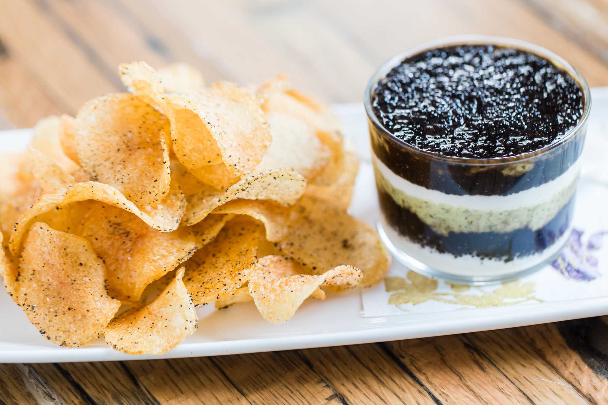 Caviar Service at Diversió, - Houston Food Finder