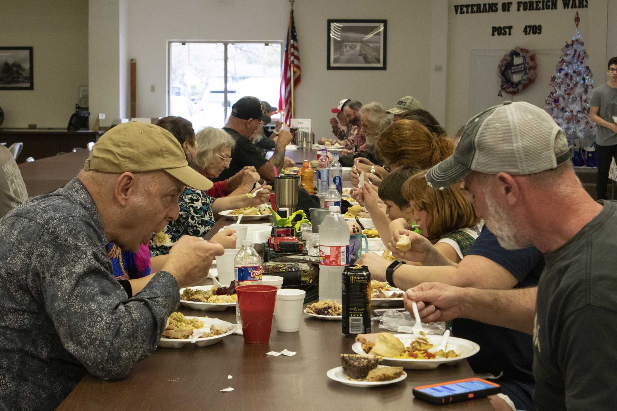 VFW serves Christmas dinner, revved up for Freedom Bike Raffle