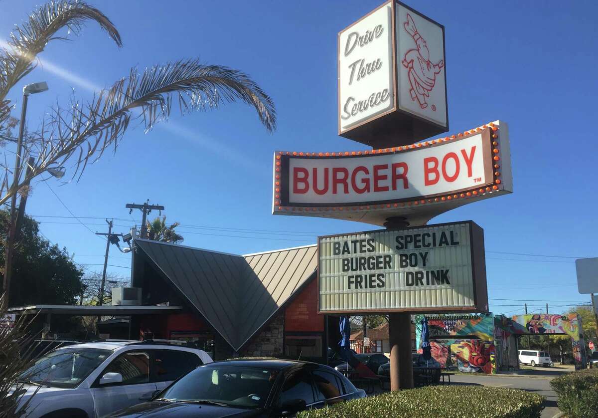 The exterior of the original Burger Boy restaurant at 2323 N. St. Mary's St.