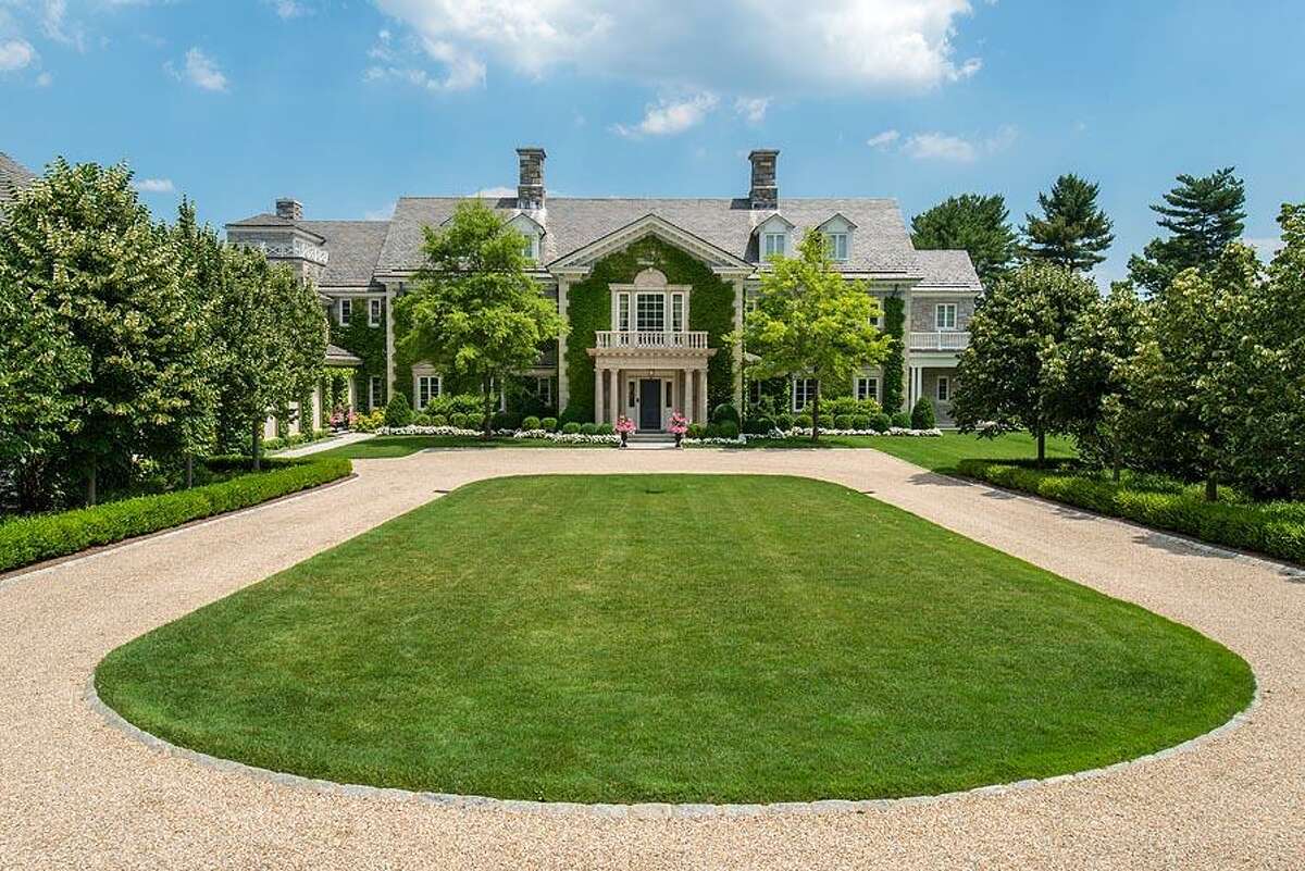 This approximately 16,900-square-foot home, at 110 Clapboard Ridge Road, in Greenwich, Conn., has sold for $17.5 million.