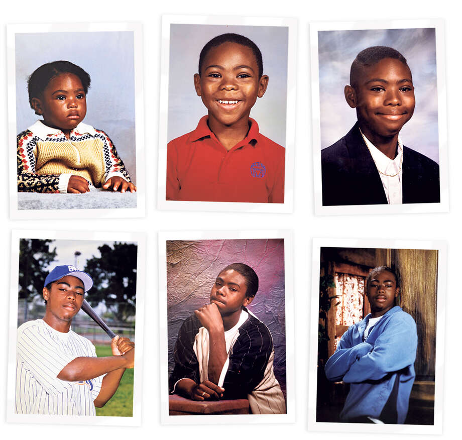 Photo collage of Oscar Grant as a child. Photo: Courtesy Johnson Family / online_yes