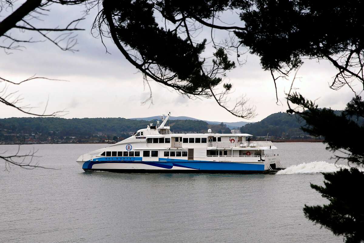 The Golden Gate Ferry boat Del Norte departs from the Larkspur Ferry Terminal in Larkspur, Calif. for a run to San Francisco on Wednesday, Dec. 5, 2018. Ridership is up on ferry commuter routes prompting transit officials to revise schedules to accommodate the demand.