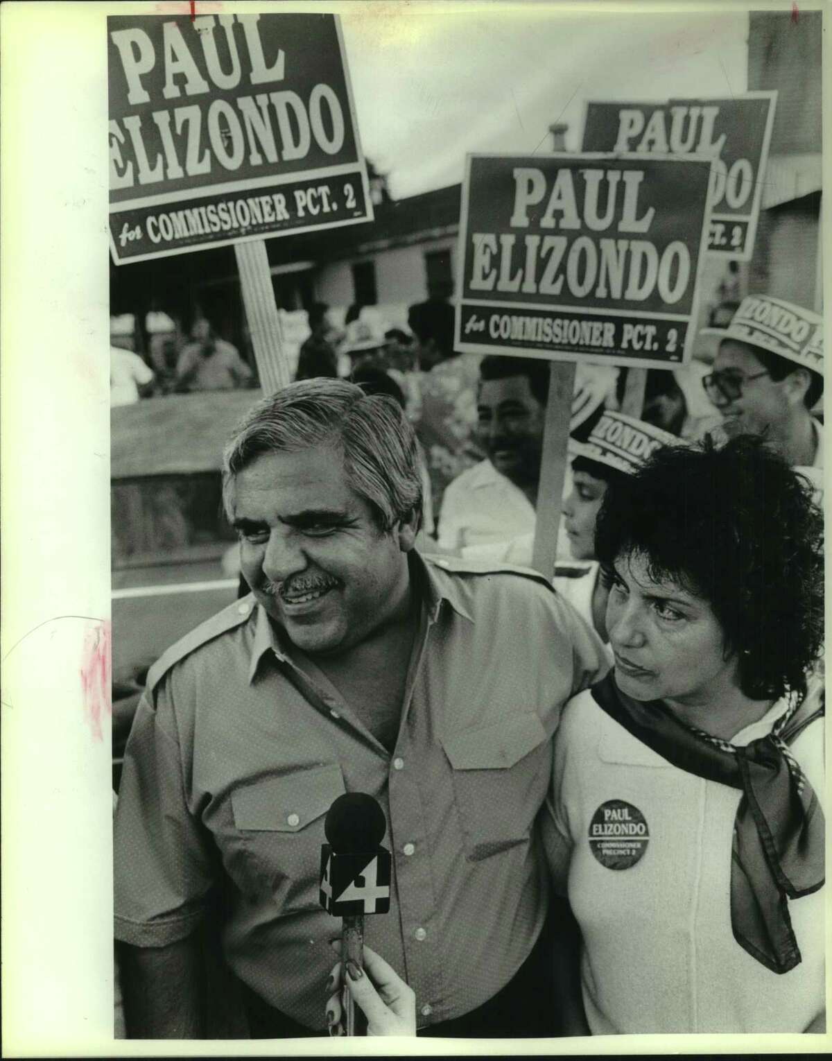 Paul Elizondo with his wife, Irene Elizondo