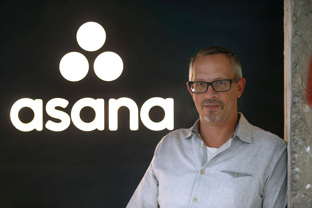 Chief Operating Officer Chris Farinacci is seen in Asana software company offices in San Francisco, Calif. on Wednesday, Dec. 5, 2018.