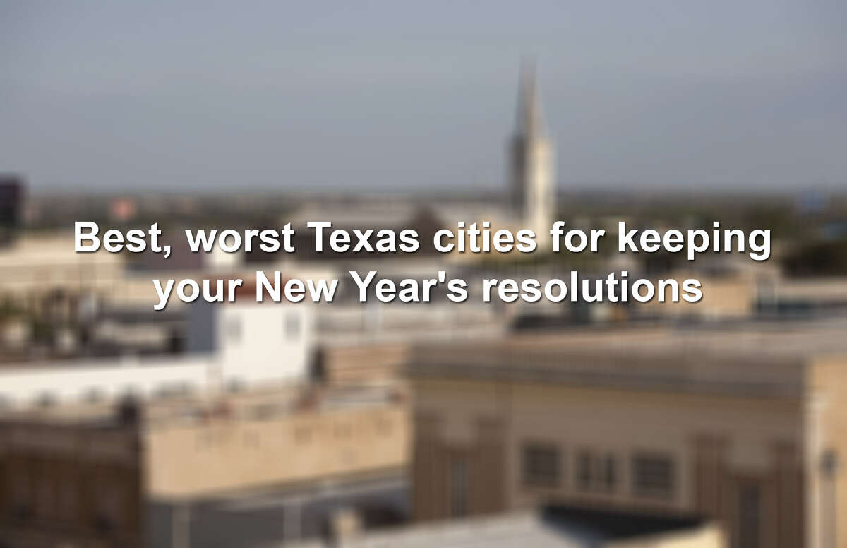Keep scrolling to see which Texas cities are the best - and worse - to keep your New Year's Resolutions, according to WalletHub. 
