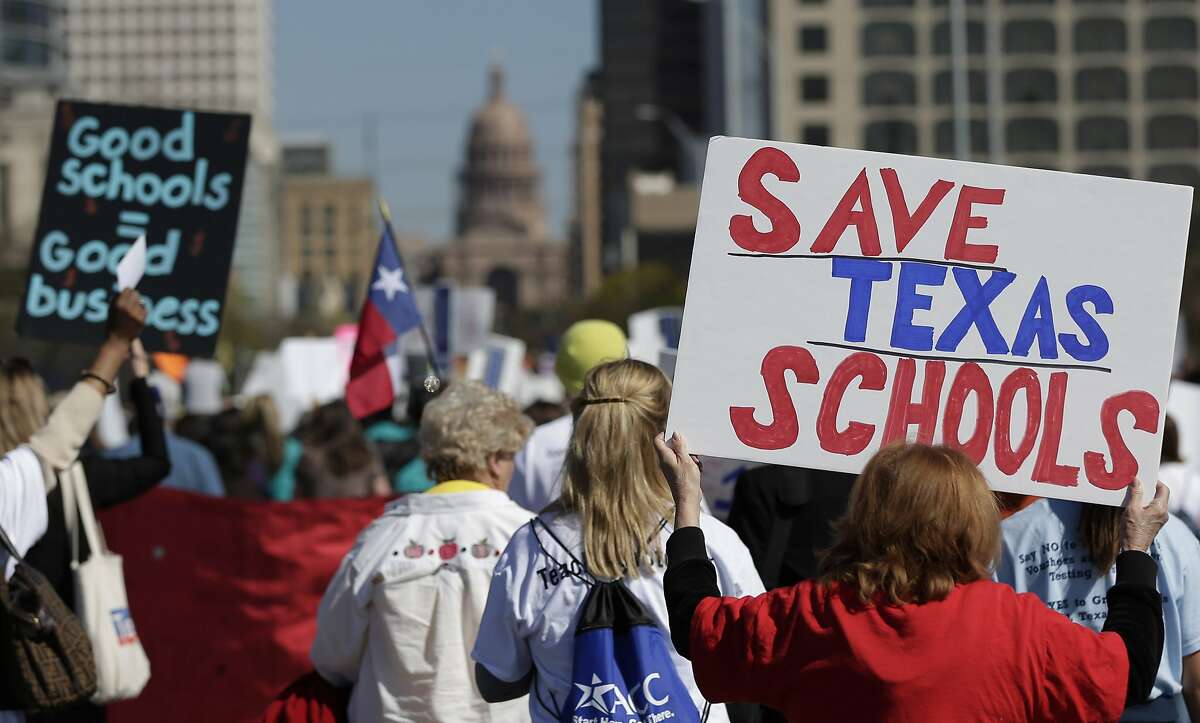 School finance After years of lawsuits, plus a 2016 ruling finding the state’s public school finance system barely constitutional, the Texas Commission on Public School Finance reviewed the way public schools are funded and suggested several changes. (AP Photo/Eric Gay)