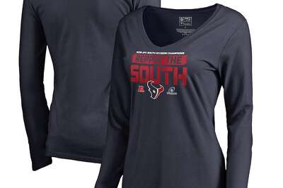 Texans' AFC South champs merchandise 