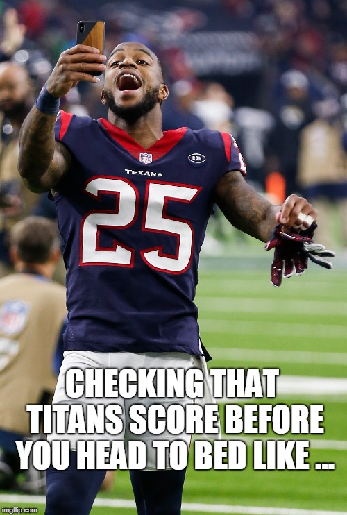 Memes celebrate the Texans' upset of the Chargers