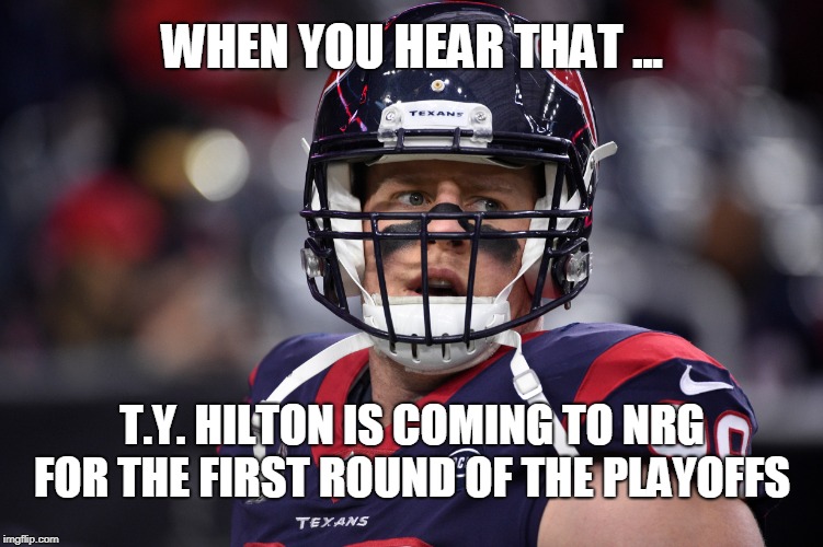 Memes celebrate the Texans' upset of the Chargers