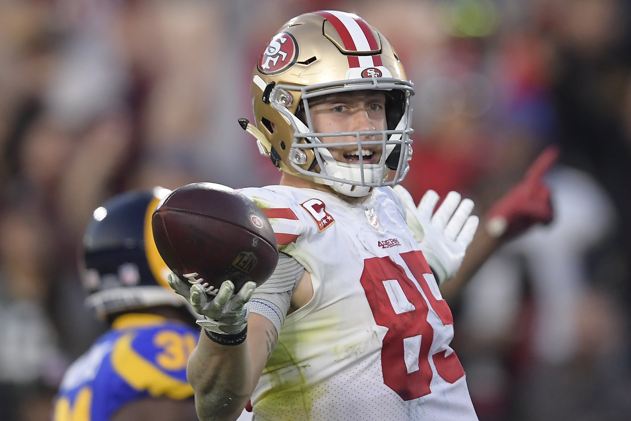 49ers announce 2019 team award winners, including George Kittle winning the  Len Eshmont Award