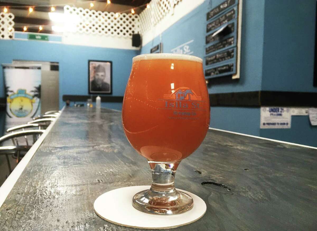 A Pineapple Empanada Double IPA is one of 10 beers on the tap line at Islla St. Brewing Co. The brewery, located near the intersection of O'Connor Road and Wurzbach Pkwy, is opening this weekend.