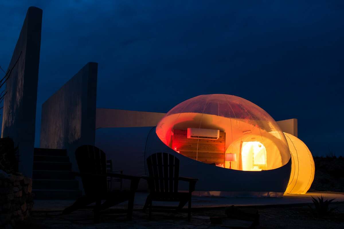 Book a bubble under the Texas stars at Basecamp Terlingua