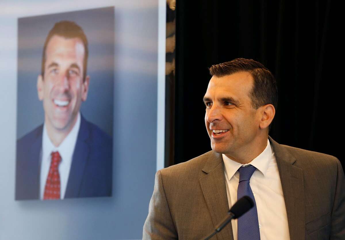 San Jose Mayor Sam Liccardo attends the opening of the Continental Silicon Valley Research and Development Center for automotive technology in San Jose, Calif. on Wednesday, April 12, 2017.