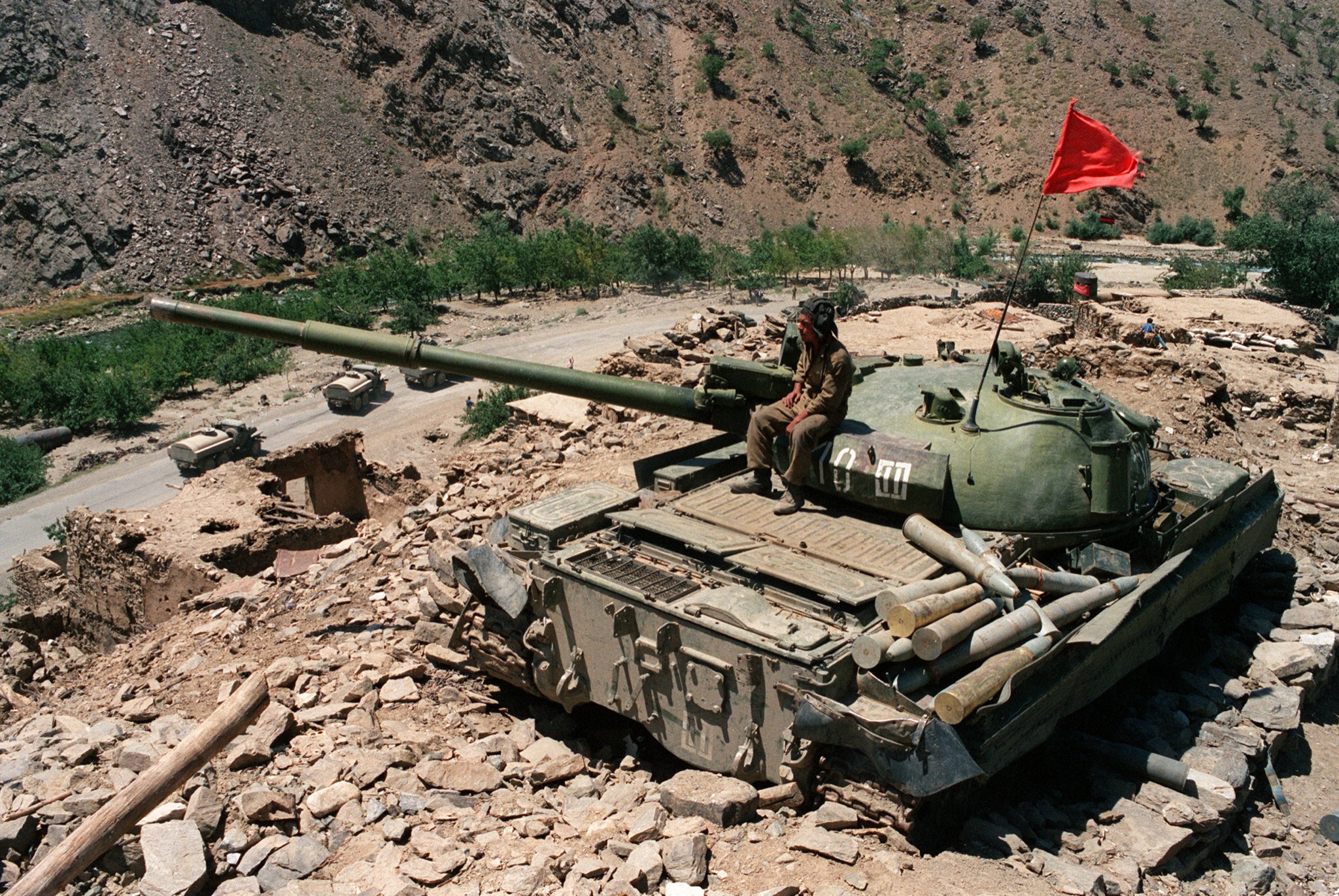 Т-72 танк в Афганистане