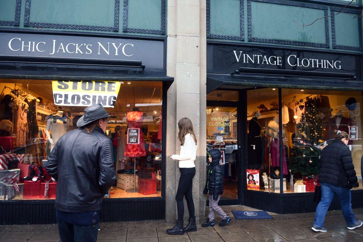 Chic Jack's NYC Vintage Clothing, at 95 Bedford St., in downtown Stamford, Conn., is scheduled to close for good on Friday, Jan. 4, 2019.