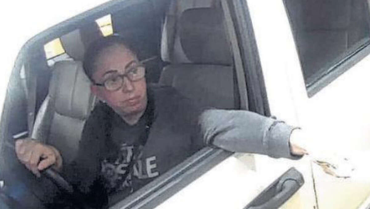 Laredo police released this image of a woman that appears to be Hispanic and is wearing glasses that is wanted in connection with an auto-theft case.