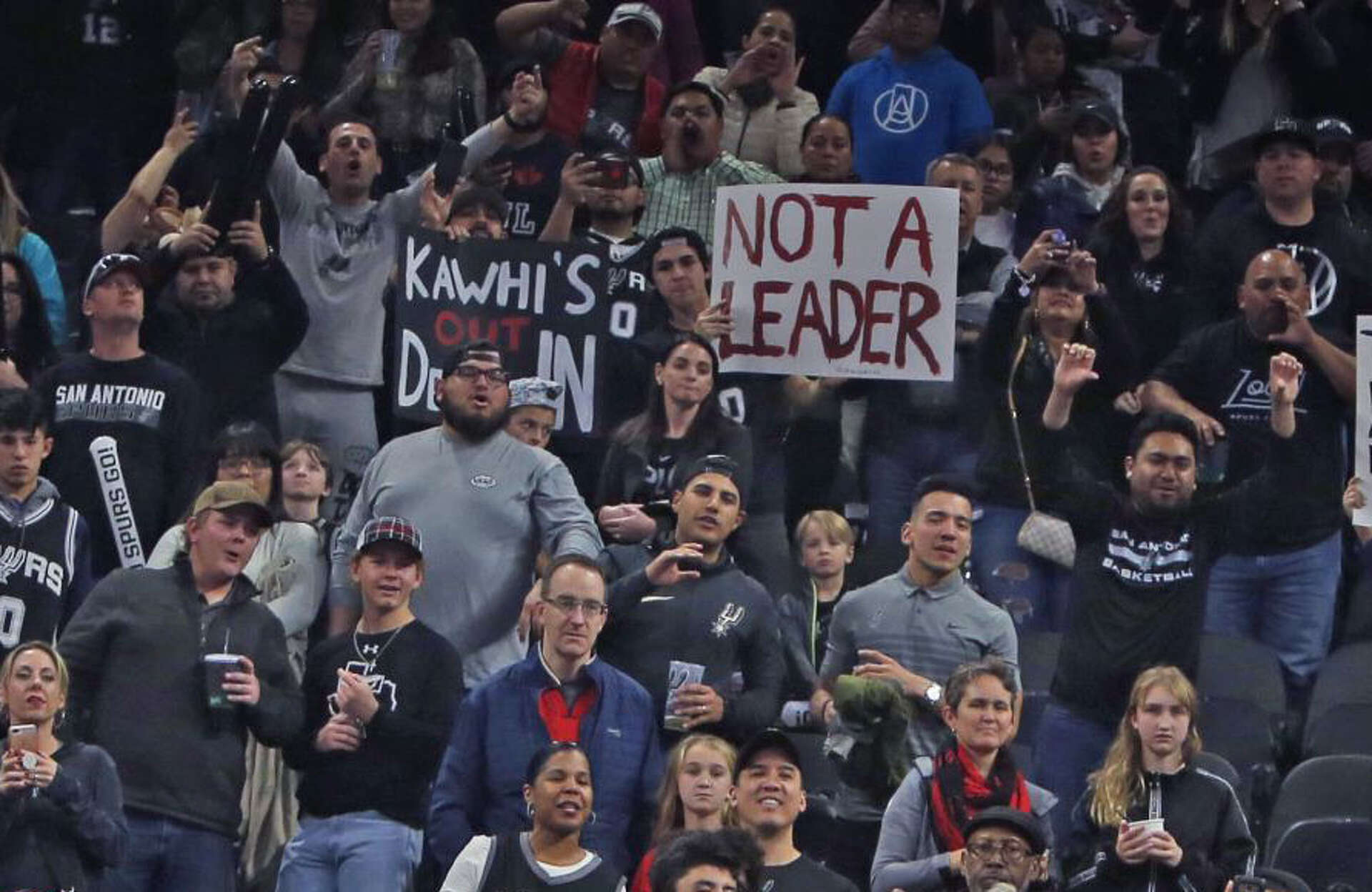 Nba Warning Card Spurs fan with Kawhi Leonard, snake emoji posters issued an NBA Warning ...