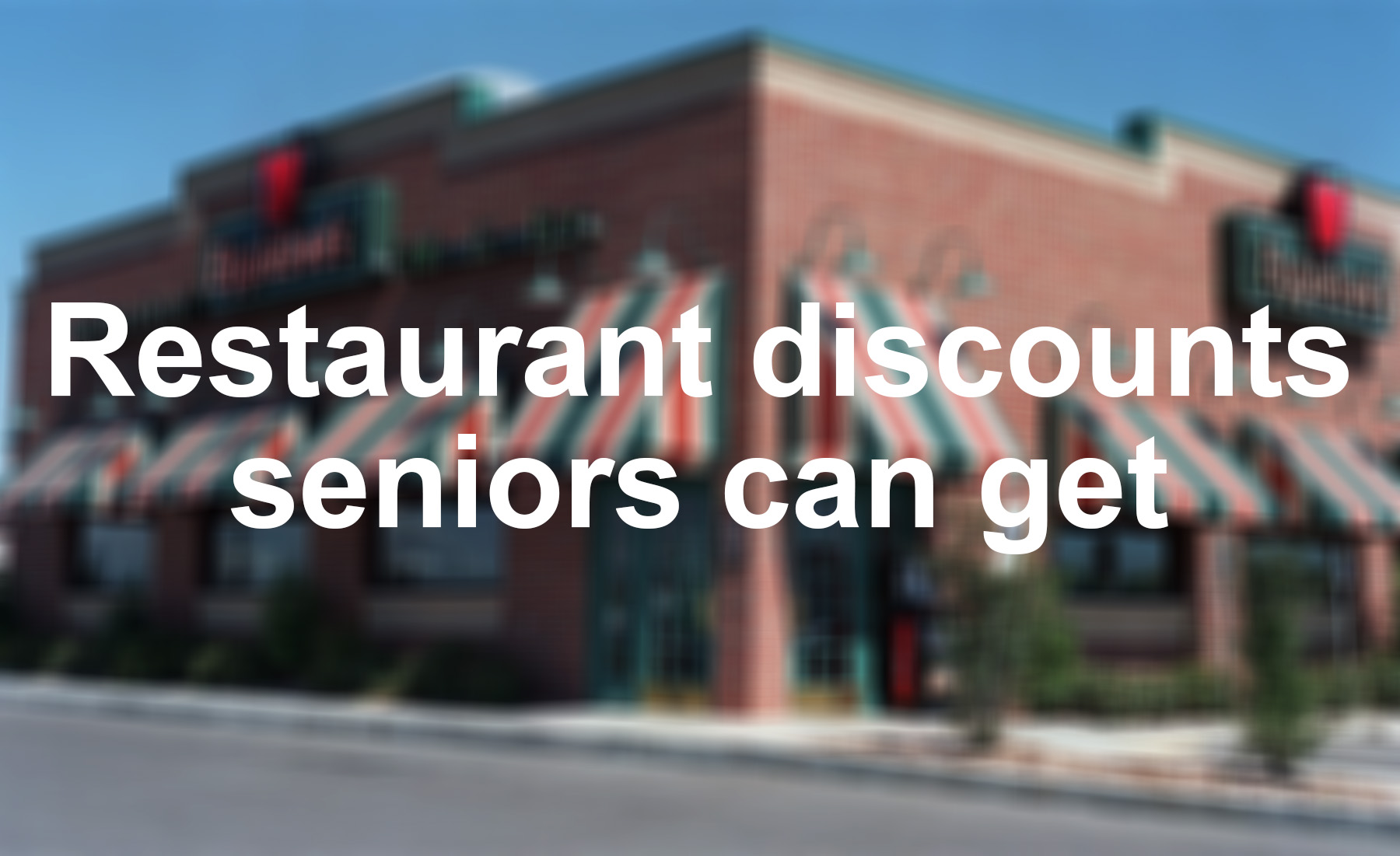 Restaurants senior discounts
