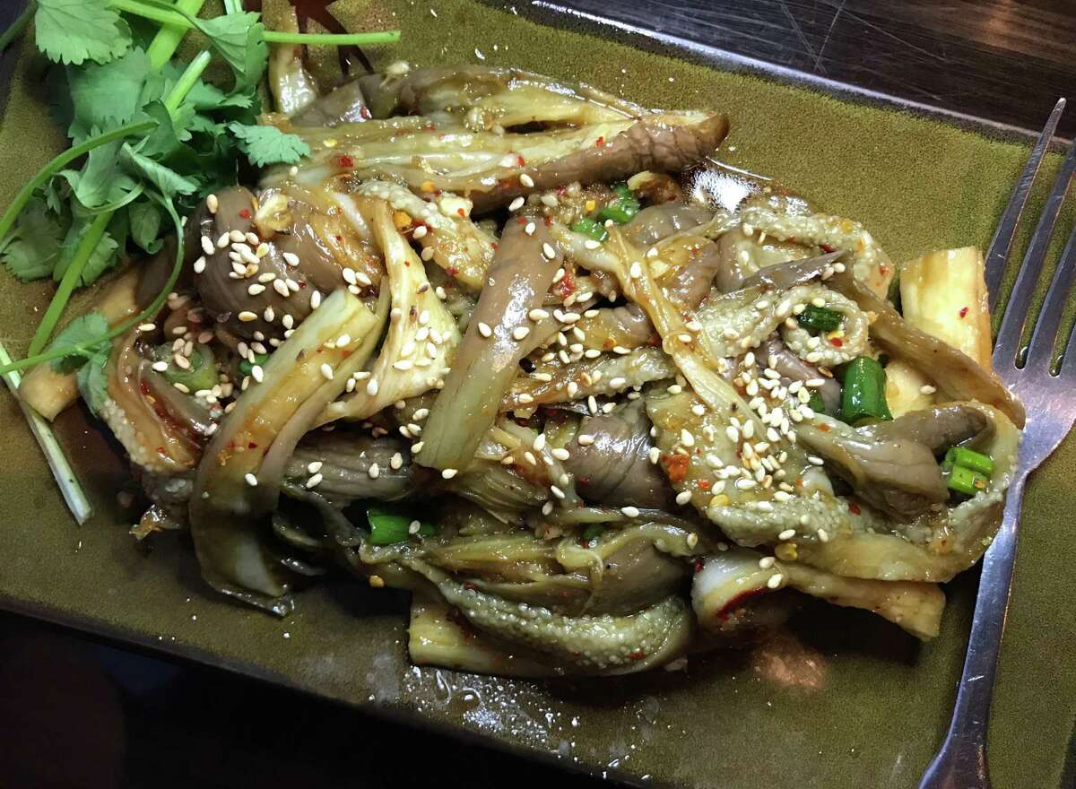 Mashed Chinese Eggplant from Li's Restaurant.