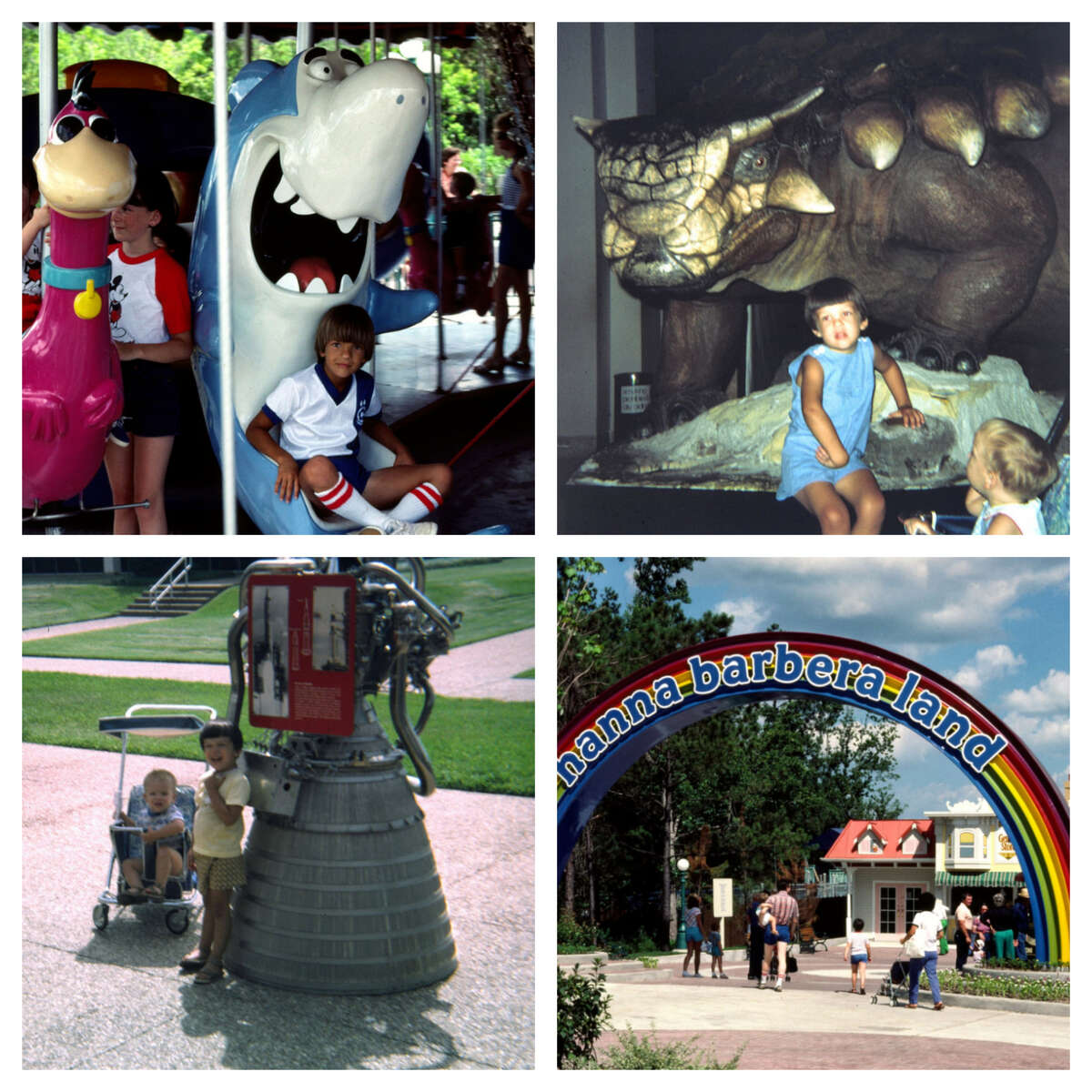 PHOTOS: What it looked like to vacation in Houston as a kid in the 1970s and 80s  Virginia resident Larry Syverson posted photos of his family's first vacation in the Bayou City. They visited NASA, the Houston Museum of Natural Sciences and the short-lived Hanna-Barbera Land.  >>> Click through the gallery to see what it looked like for a kid 