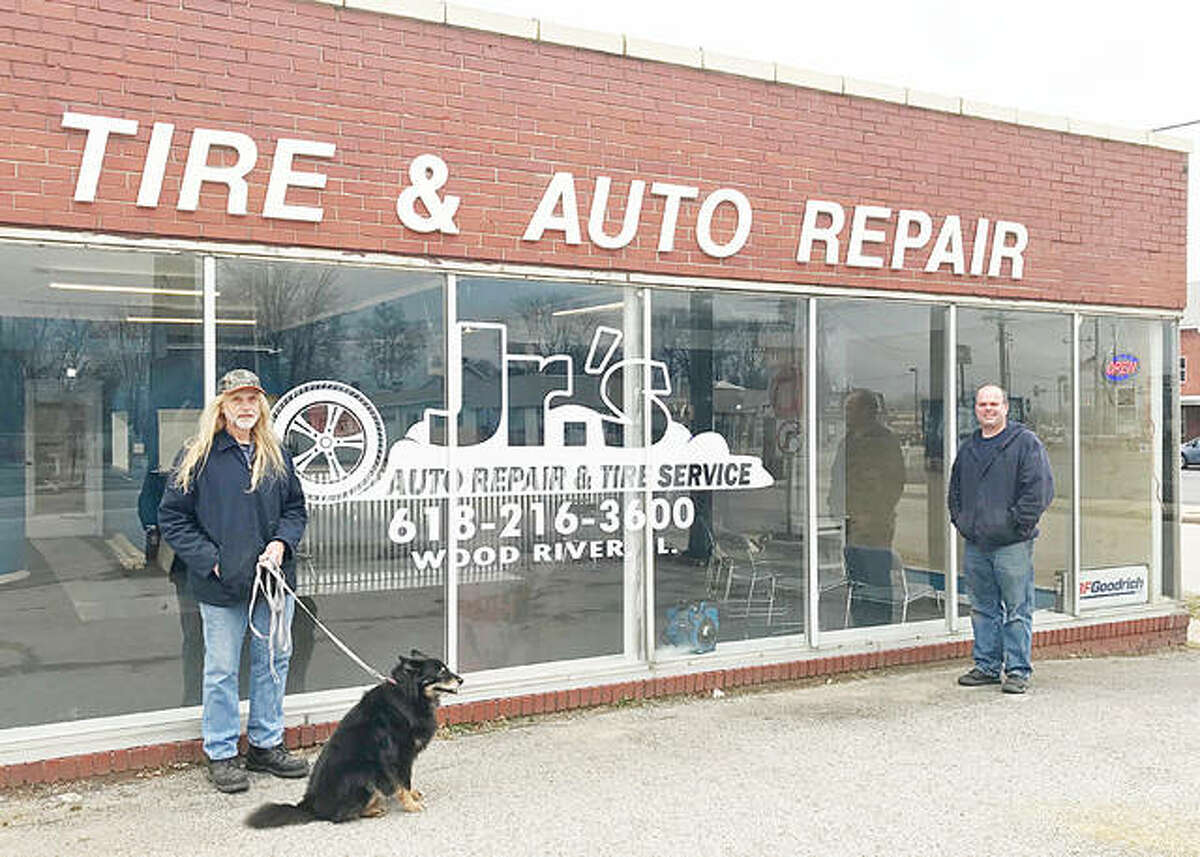 Father-son duo Jr. and Shawn Smith re-opened Jr.’s Tires on Wednesday after being closed for the last eight years.