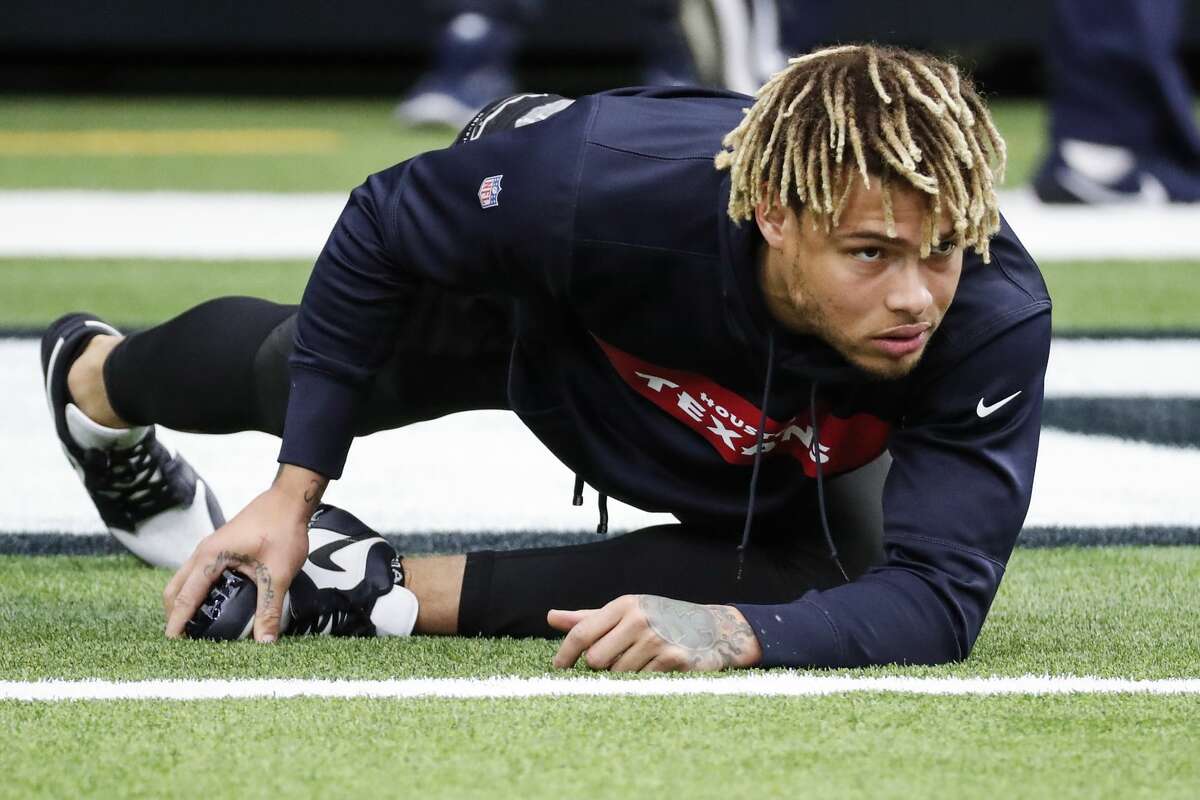PHOTOS: NFL's best available free agents  Houston Texans free safety Tyrann Mathieu stretches before an NFL first round playoff game against the Indianapolis Colts at NRG Stadium on Saturday, Jan. 5, 2019, in Houston. >>>See which free agents remain available ... 