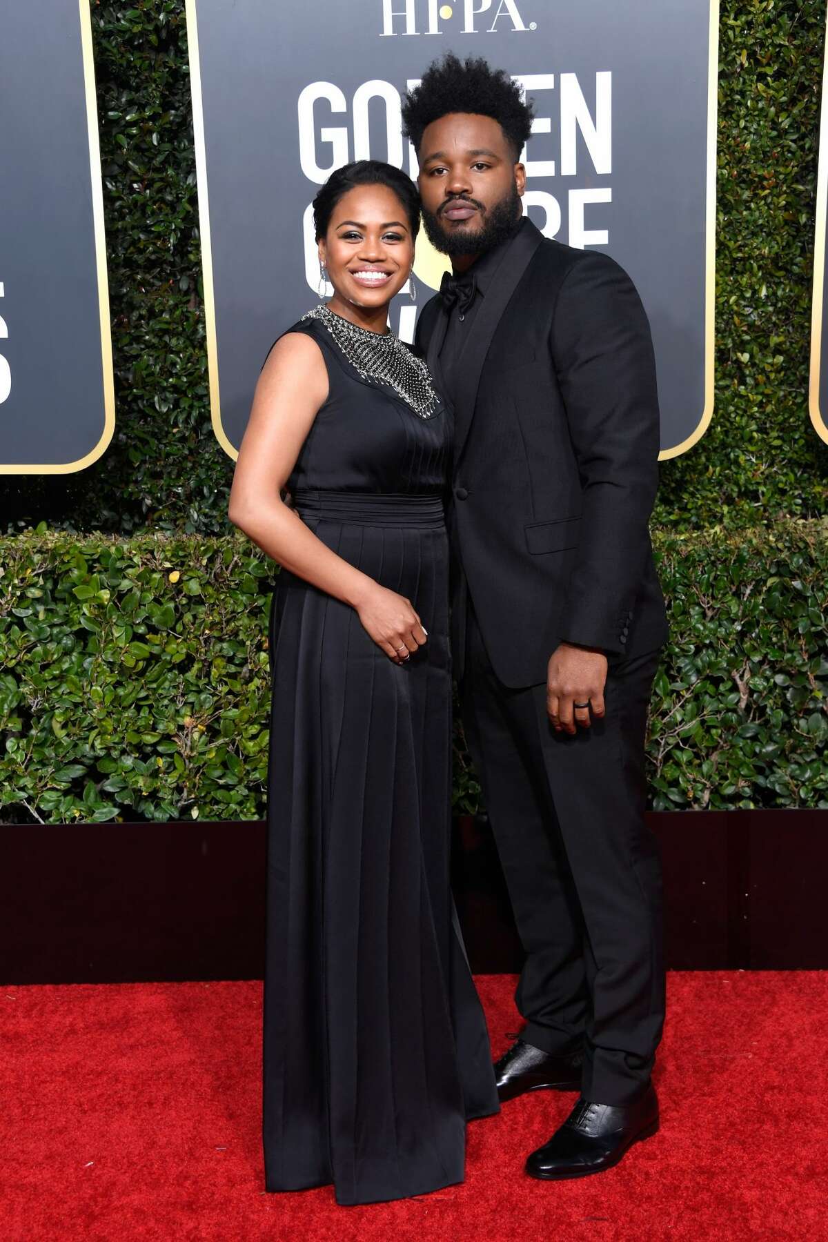 Zinzi Evans (L) and Ryan Coogler attend the 76th Annual Golden Globe Awards at The Beverly Hilton Hotel on January 6, 2019 in Beverly Hills, California.