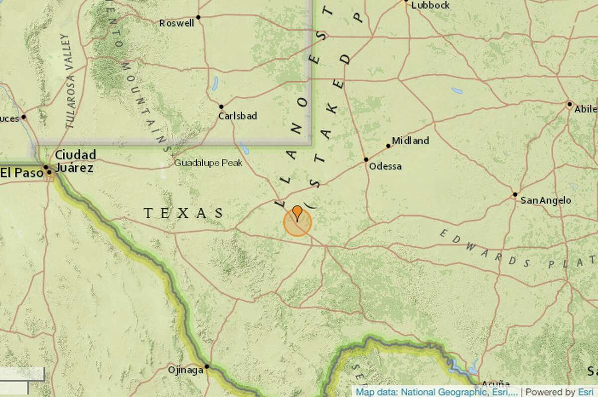 Magnitude 2.6 earthquake strikes near Pecos, Texas