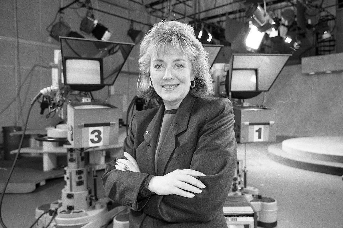 Sylvia Chase, new anchor at KRON-TV, December 16, 1985