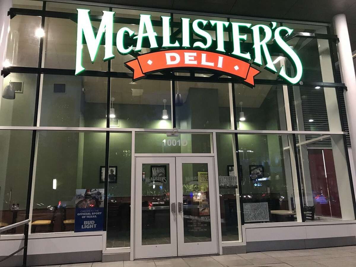 McAlister's Deli, one of the original restaurant tenants at Avenida Houston, has closed.