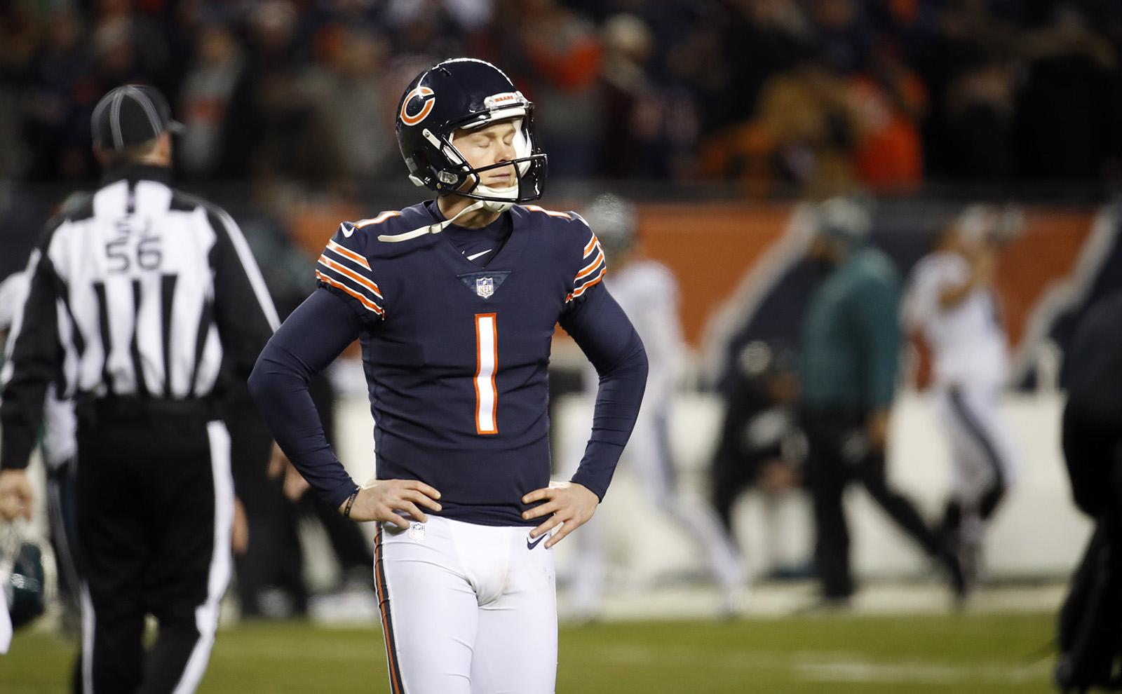 Cody Parkey hits upright again, Bears lose to Eagles to cap wild wild card  weekend