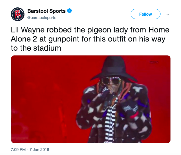 Lil Wayne's Halftime Show Outfit Meme: See The Best Versions